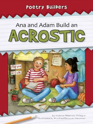 cover image of Ana and Adam Build an Acrostic